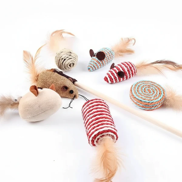 Coffret Cadeau Original 7 jouets Pour Chat