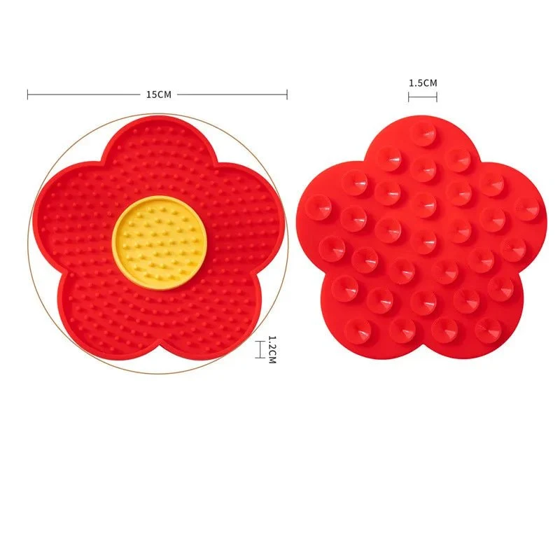 Tapis à lécher silicone réutilisable pour chien et chat