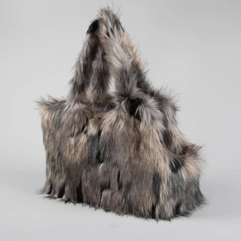 Sac Fausse Fourrure Pour Petit Chien