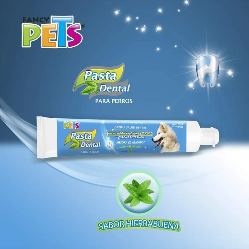 Fancy Pets Pasta Denal para Perro con 90 Gramos Sabor Hierbabuena