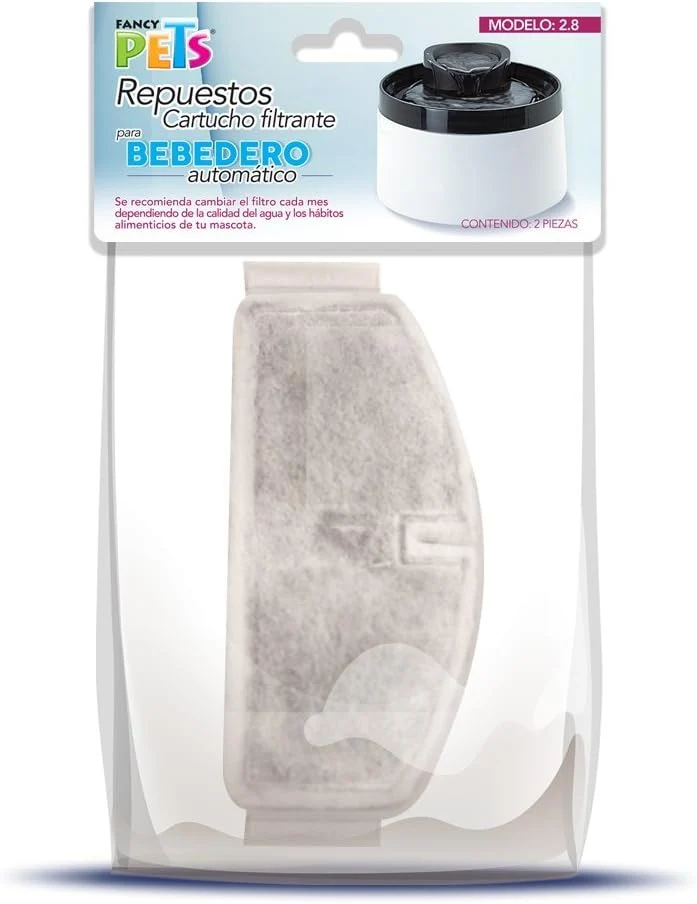 Fancy Pets Cartuchos Filtro para Bebedero Automático con 2 Piezas