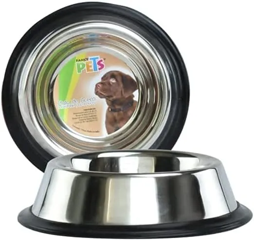 Fancy Pets Plato de Acero Inoxidable para Perro