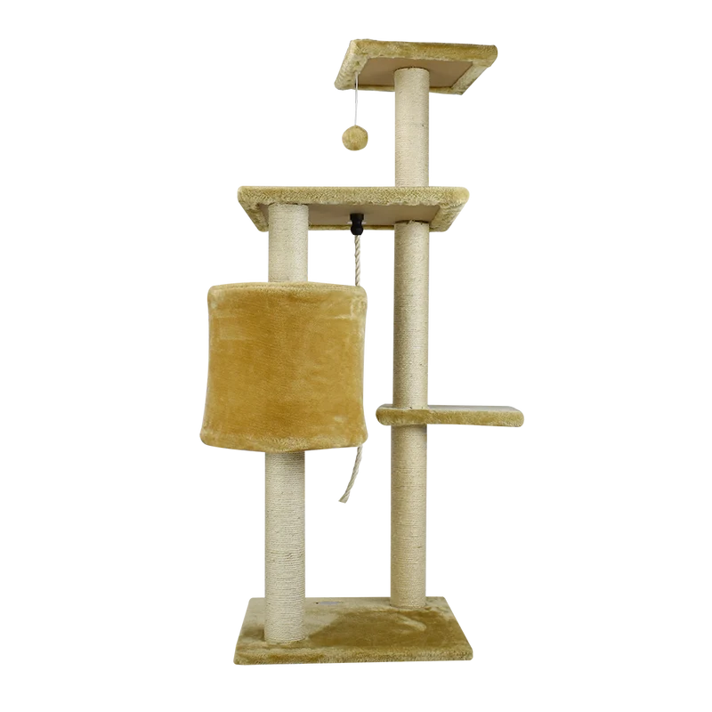 Fancy Pets Mueble/Rascador para Gato Argos de 112 Centímetros de Altura