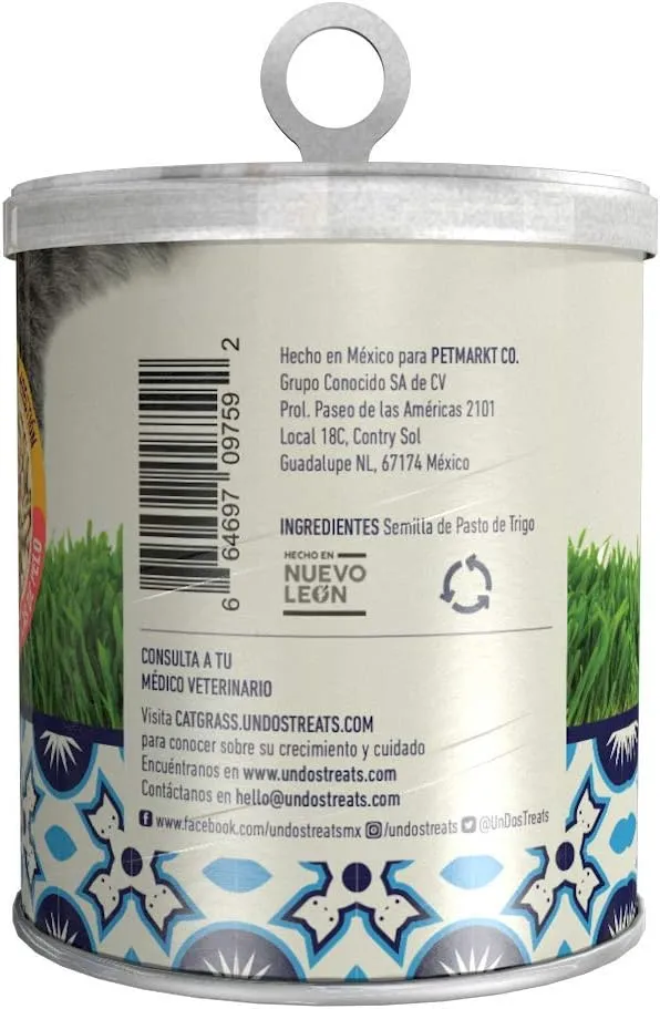 Cat Grass Seeds Pasto De Trigo Para Gatos, 150 Gr