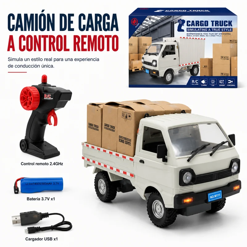 Camión Portacarga RC – Vehículo de Carga