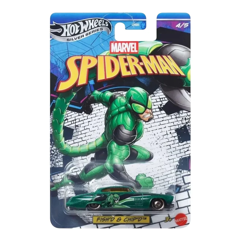 Hot Wheels Silver Series Fishd Y Chipd Marvel Spider-Man - Scorpion