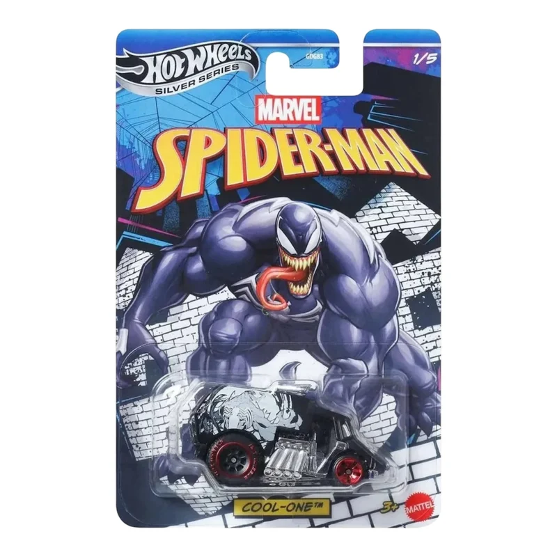 Hot Wheels Silver Series Cool-One Venom Marvel Spider-Man