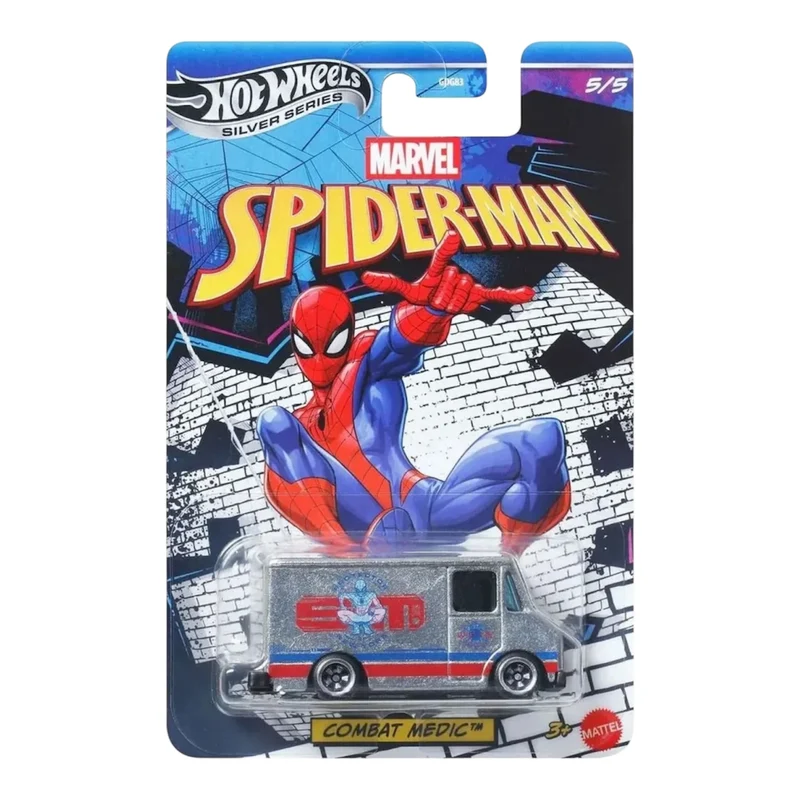 Hot Wheels Spiderman Silver Series Combat Medic