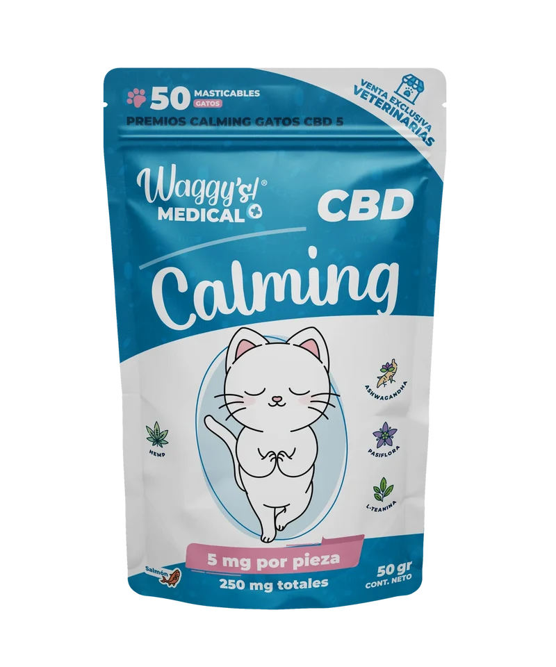 Waggy's Calming 250 Gato 50 piezas