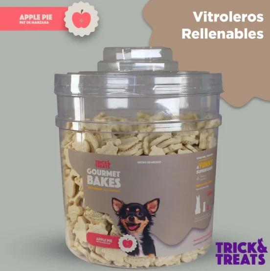 Bote Pay de Manzana (No incluye galletas) Contenedor Trick & Treats