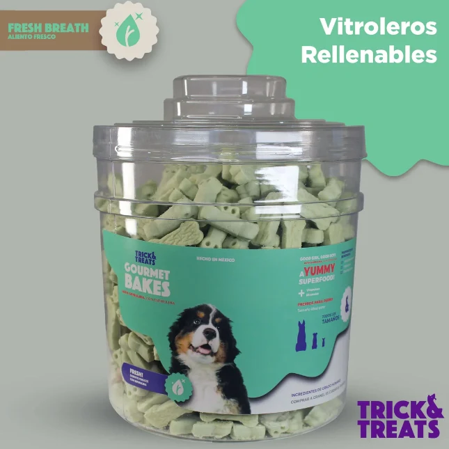 Bote Aliento Fresco (No incluye galletas) Contenedor Trick & Treats