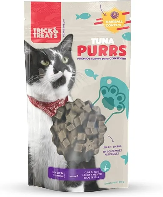 Premios Purrs de TRICK & TREATS Atun Para Gatos 80 gr
