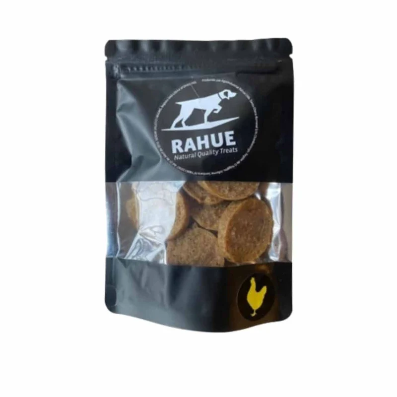 RAHUE SNACKS PERRO JERKY POLLO 80G