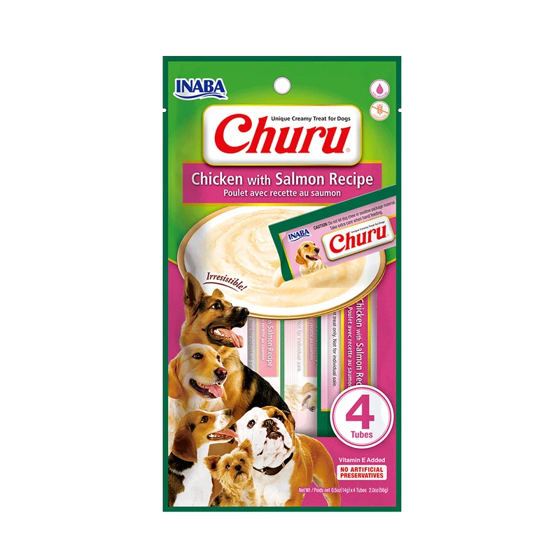 CHURU DOG CHICKEN WITH SALMON RECIPE