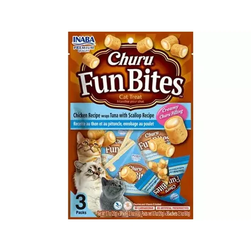 CHURU FUN BITES ATÚN Y OSTIÓN GATO