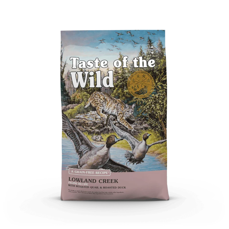 Taste of the Wild Lowland Creek Codorniz y Pato Asados Gato