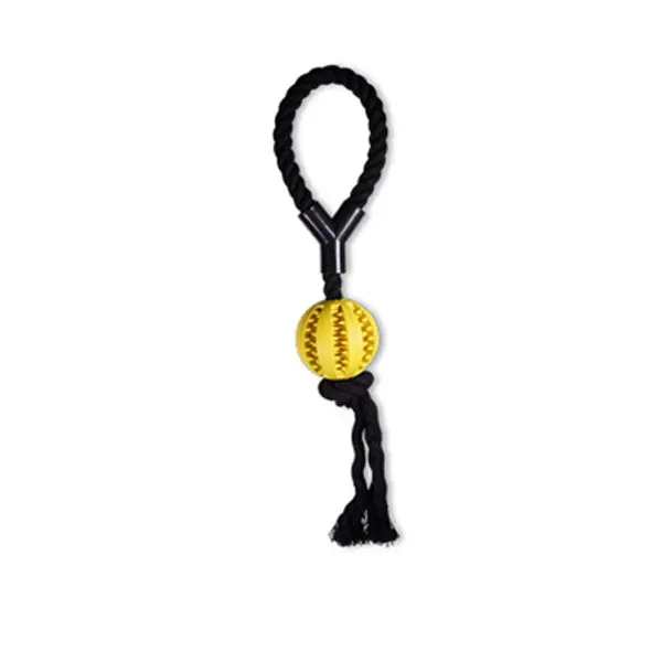 Vadigran Juguete Dental Bola Cuerda Amarillo 40cm