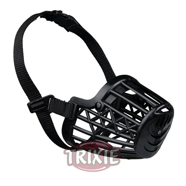 Trixie Bozal Plástico, Cintas Ajuste Nylon, Xl, 31 Cm, Ng
