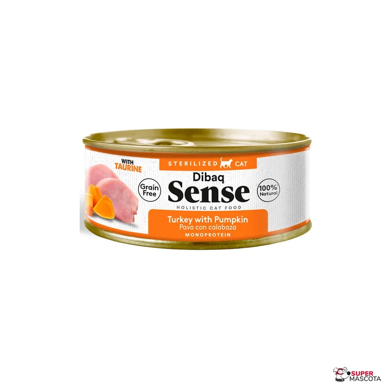 Dibaq Sense Sterilised pavo con calabaza 70 g